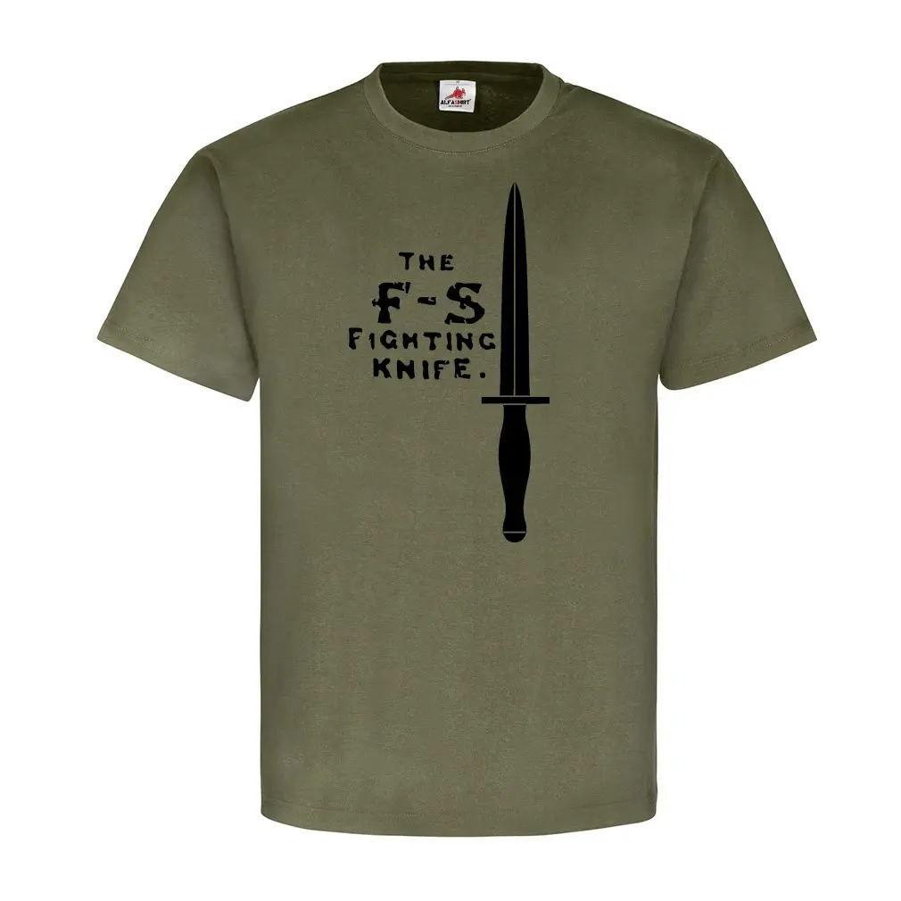 F-S Fighting Knife Major Fairbairn Commando British Army England Defendu Combat Anime Graphic T-shirts for Men Clothing Women Te