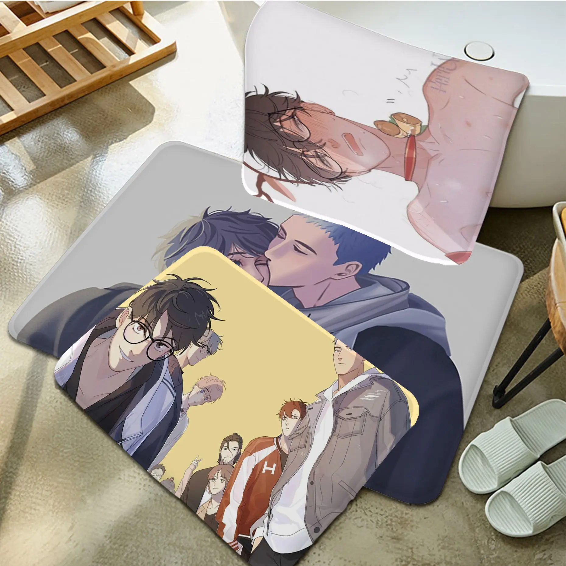 

Anime Here U Are Floor Mat Floor Mat Rectangle Anti-slip Home Soft Badmat Front Door Indoor Outdoor Mat Welcome Doormat