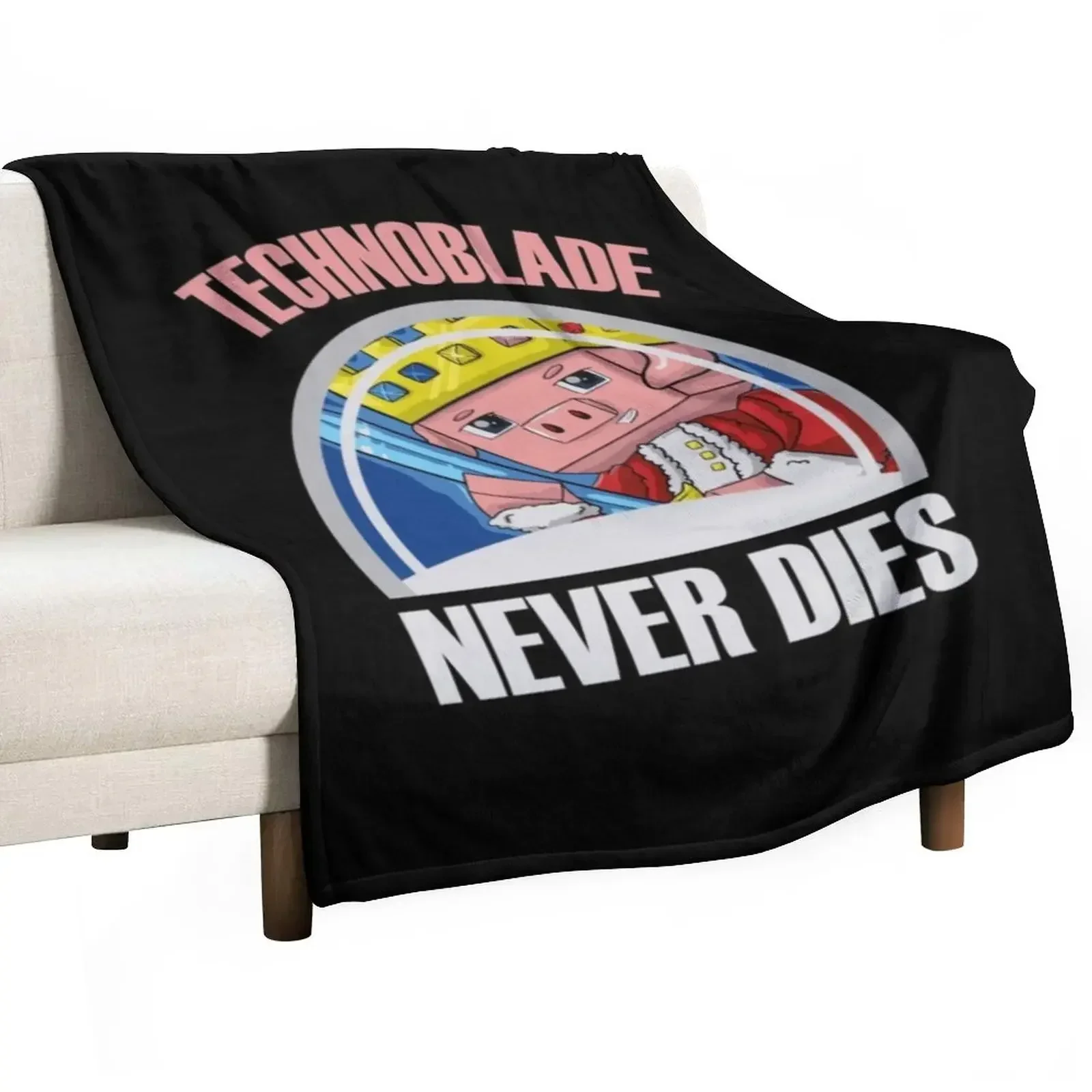 

technoblade never dies Throw Blanket Nap Beach Designers Blankets