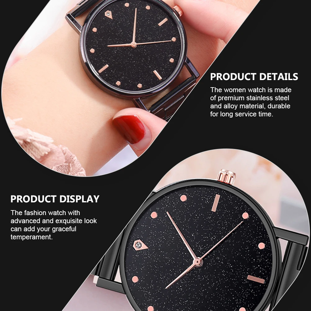 ساعة يد نسائية من الفولاذ المقاوم للصدأ، ساعة يد عصرية كاجوال لطلاب الأعمال والممرضات، ملابس يومية، هدية العيد، خفيفة الوزن وبسيطة #2