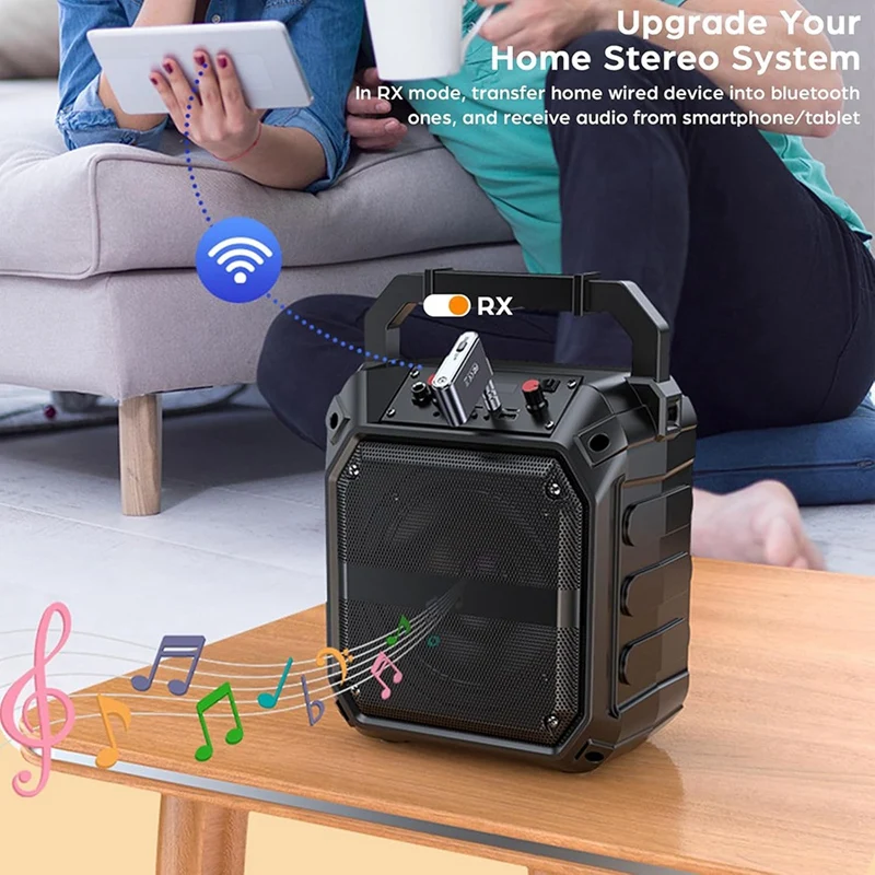 BT-107 Bluetooth 5,4 автомобильный аудиоприемник-передатчик аудио Bluetooth конвертер для самолета мини портативный 3,5 мм с микрофоном