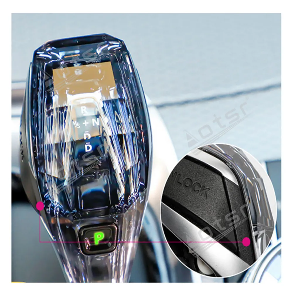 For BMW 3 4 5 7 Series X3 X4 X5 X7 Three Piece Crystal Gear Lever Crystal Knob Crystal Start Button Car Accessories