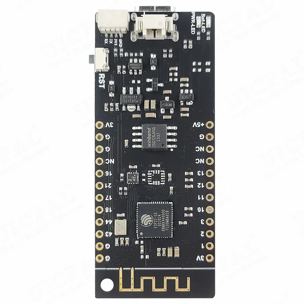 ESP32 S3 Development Board with 1.91 inch IPS LCD Display 170*320 Battery Port MCU Type-C ESP32-S3 Wifi Module Learning Program