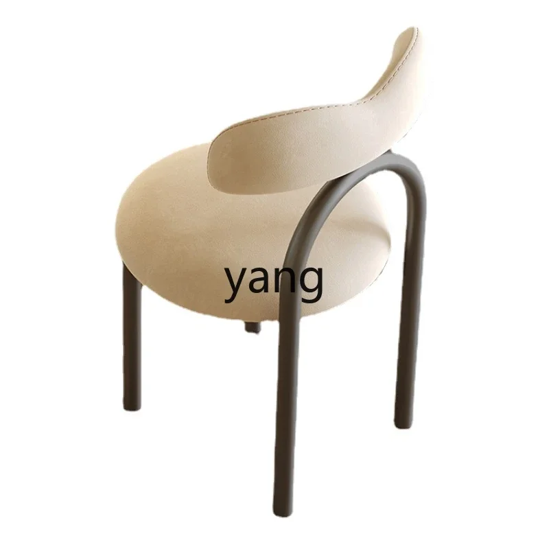 

CX Light Luxury High-End Dining Table Household Model Cream Silent Wind Armchair