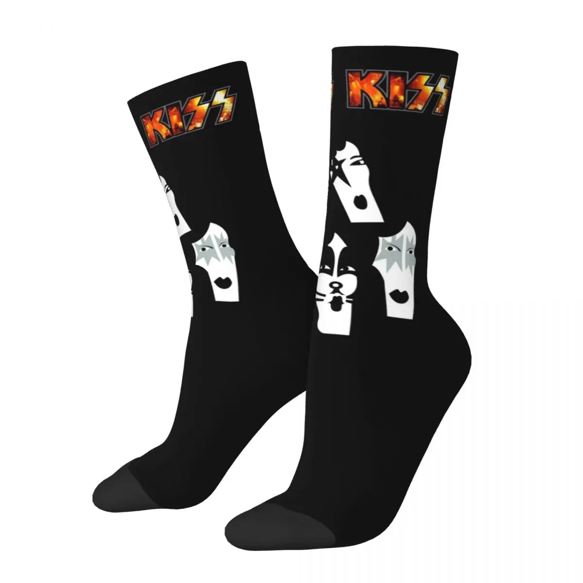 Kiss Socks for Women Men Unisex Running Happy Socks Novelty Street Style Crazy Sock