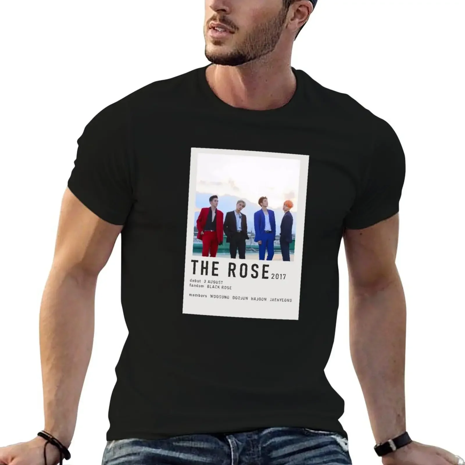 The rose Alternate minimalist poster T-Shirt vintage quick drying anime stuff plain black t shirts men