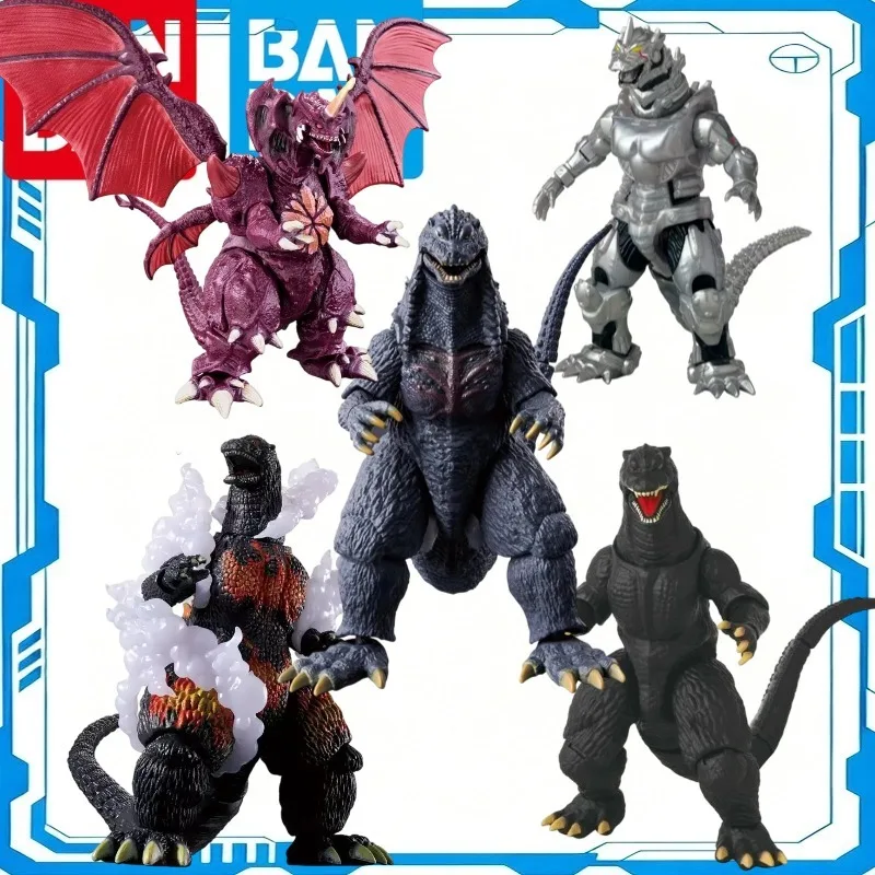Оригинальная фигурка-модель монстра Bandai: Годзилла, Горящая Годзилла, Мехагодзила, Годзилла 2002, Годзилла 2004, Дестороайя. В наличии.