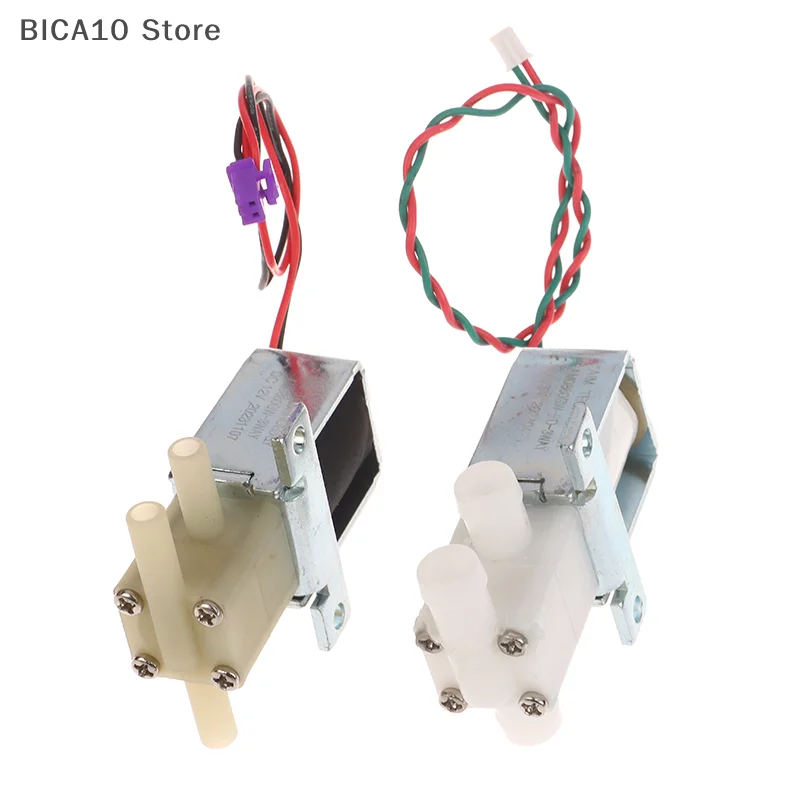 DC 5V / DC 12V 2 posizioni 3 vie piccola mini elettrovalvola elettrica NO/NC Micro Mini valvola elettromagnetica di controllo del flusso d'aria dell'acqua