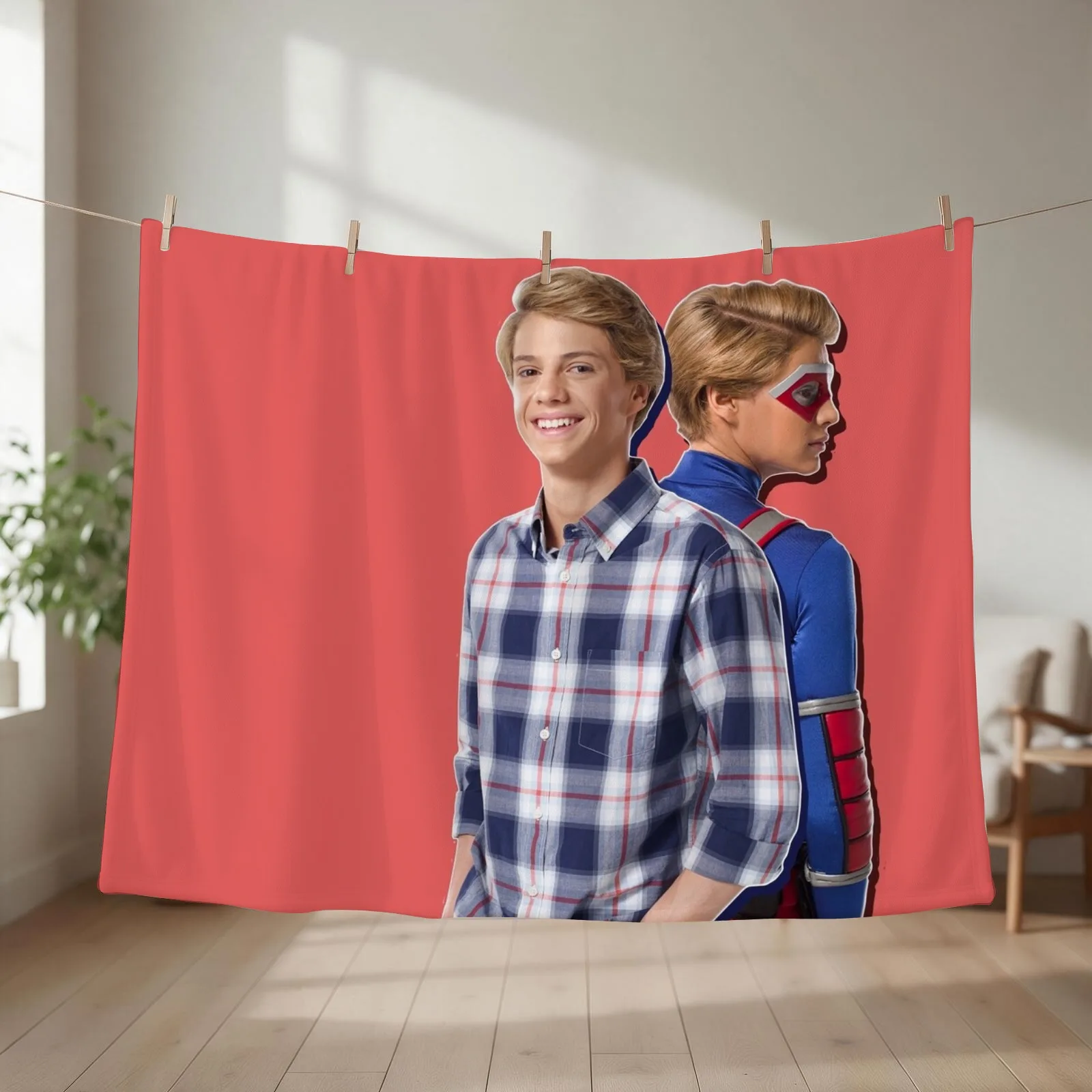 The Secret behind the Mask - Henry Throw Blanket Comforter Decorative Beds Plaid on the sofa For Baby Blankets