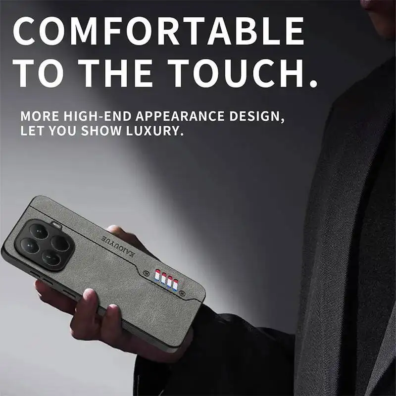 حافظة لهاتف Xiaomi 15T Pro 15t أغطية جلد فاخرة راقية لهاتف Mi Xiaomi 15t Pro مقاومة للصدمات وصديقة للبشرة Funda #2