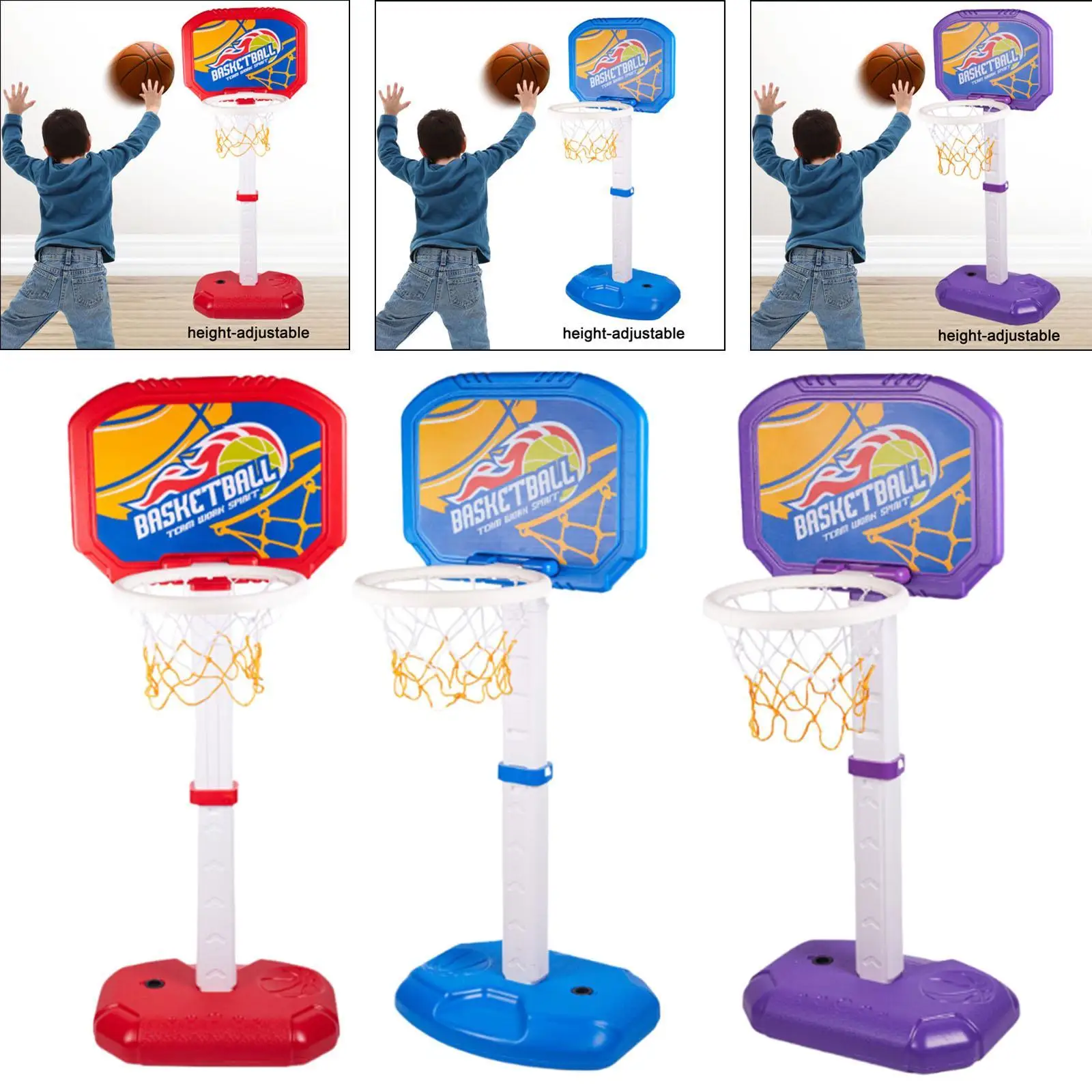 

Basketball Hoop Set Gifts Poolside Basketball Hoop for Outdoor Garden Family