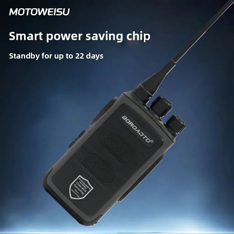 2026 New UHF Walkie Talkie 400-470MHz Powerful Long Range Two Way Radio Portable Transceiver  IP55 Waterproof with Earpiece