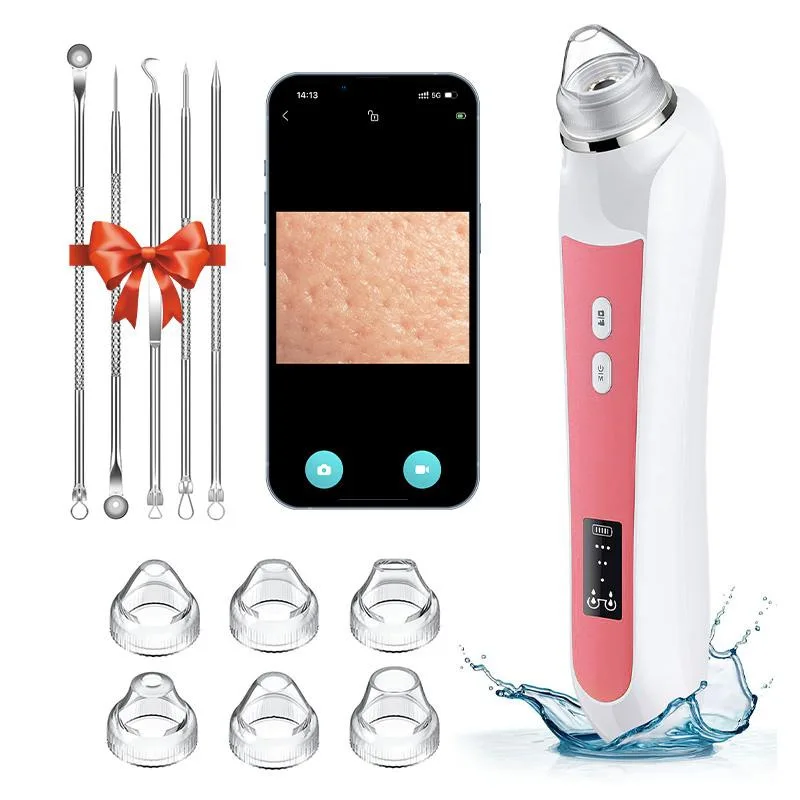 Visual Blackhead Remover, Pore Cleansing Device, Blackhead Extractor, Visual Beauty Instrument for Facial Skin Care
