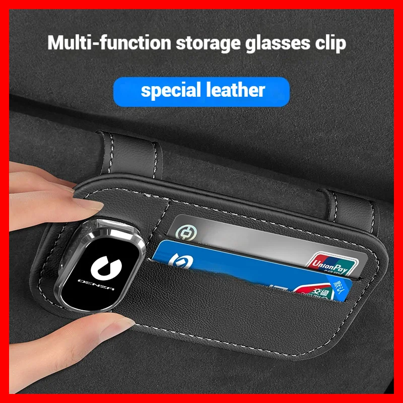 

Car Logo Glasses Clip Car Card Ticket Clip Car Logo Card Clip For Denza Z9 D9 N7 N8 N9 X Z9 GT 5 Car Logo Interior Accessories