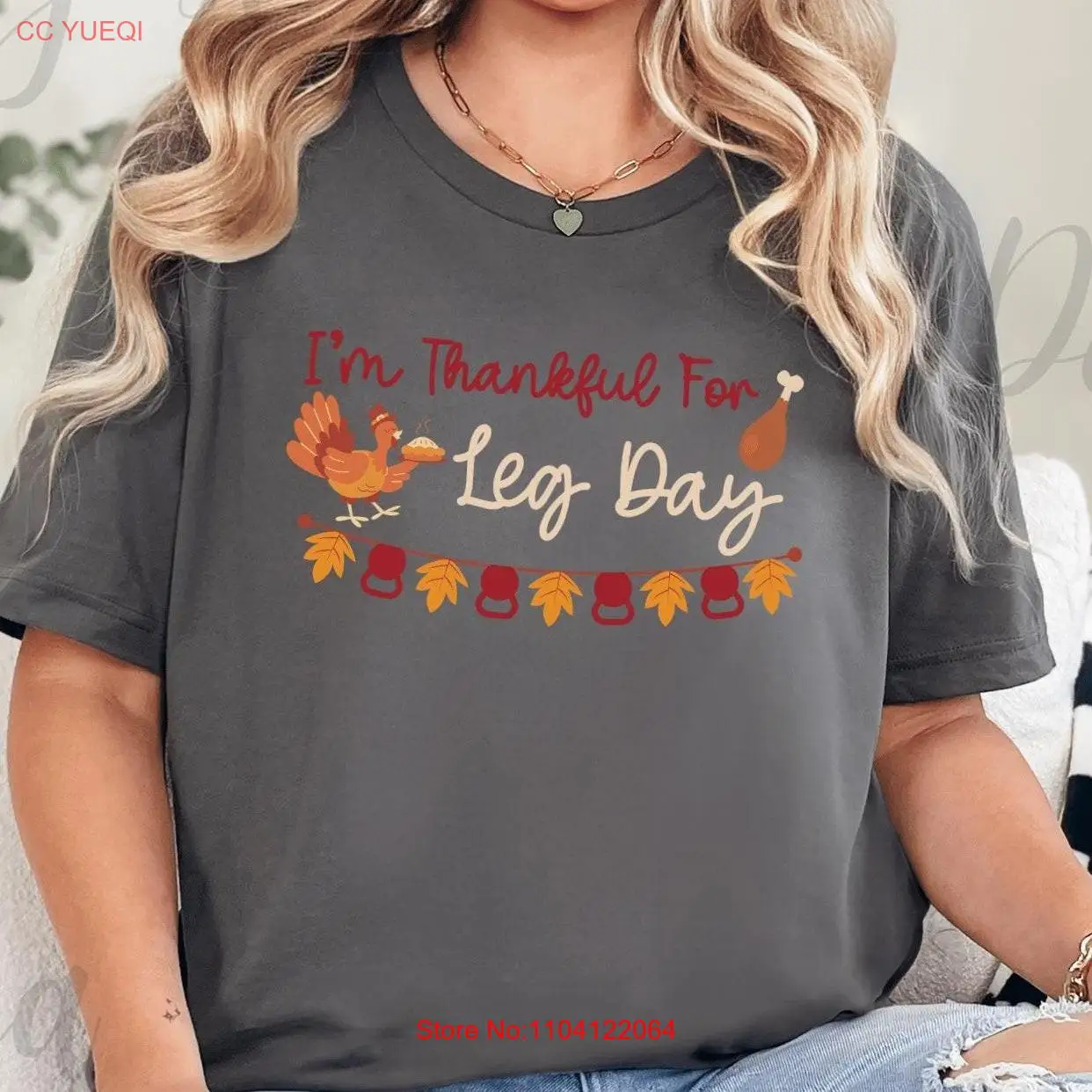 

Funny Thanksgiving Gym T shirt Pump Covers Workout Humor Oversize for Turkey Day Lifting long or short sleeves