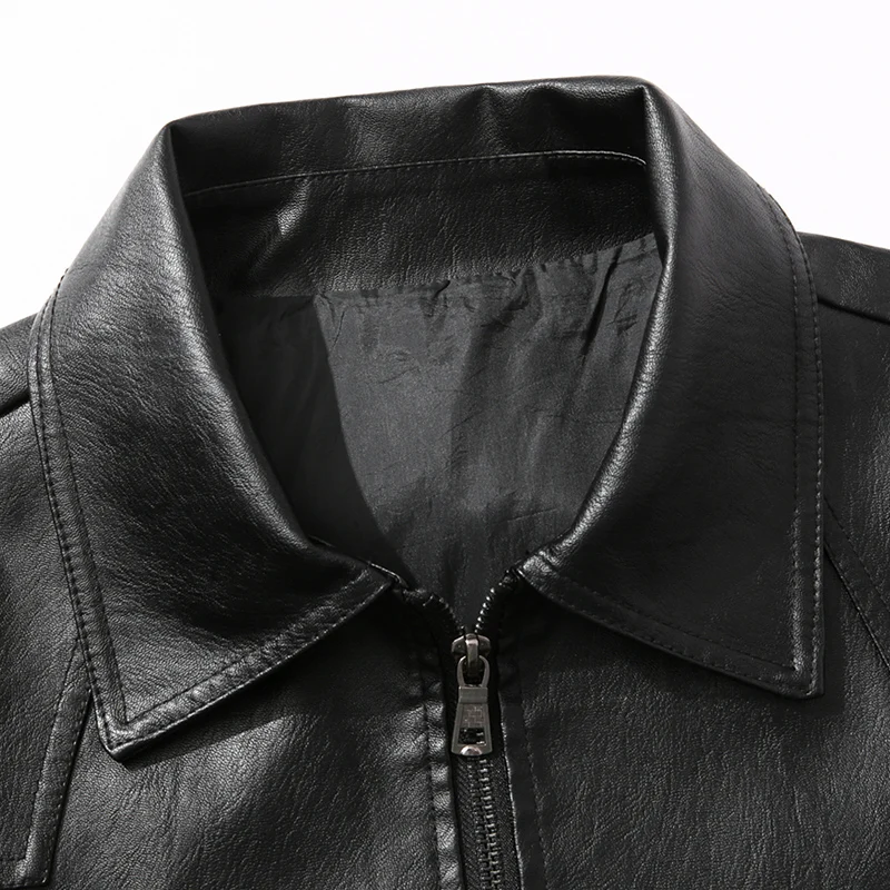 

Модная мужская куртка из искусственной кожи, устойчивая мужская одежда, черный, зеленый, 3D индивидуальный дизайн, верхняя одежда, осенняя одежда из переработанного волокна