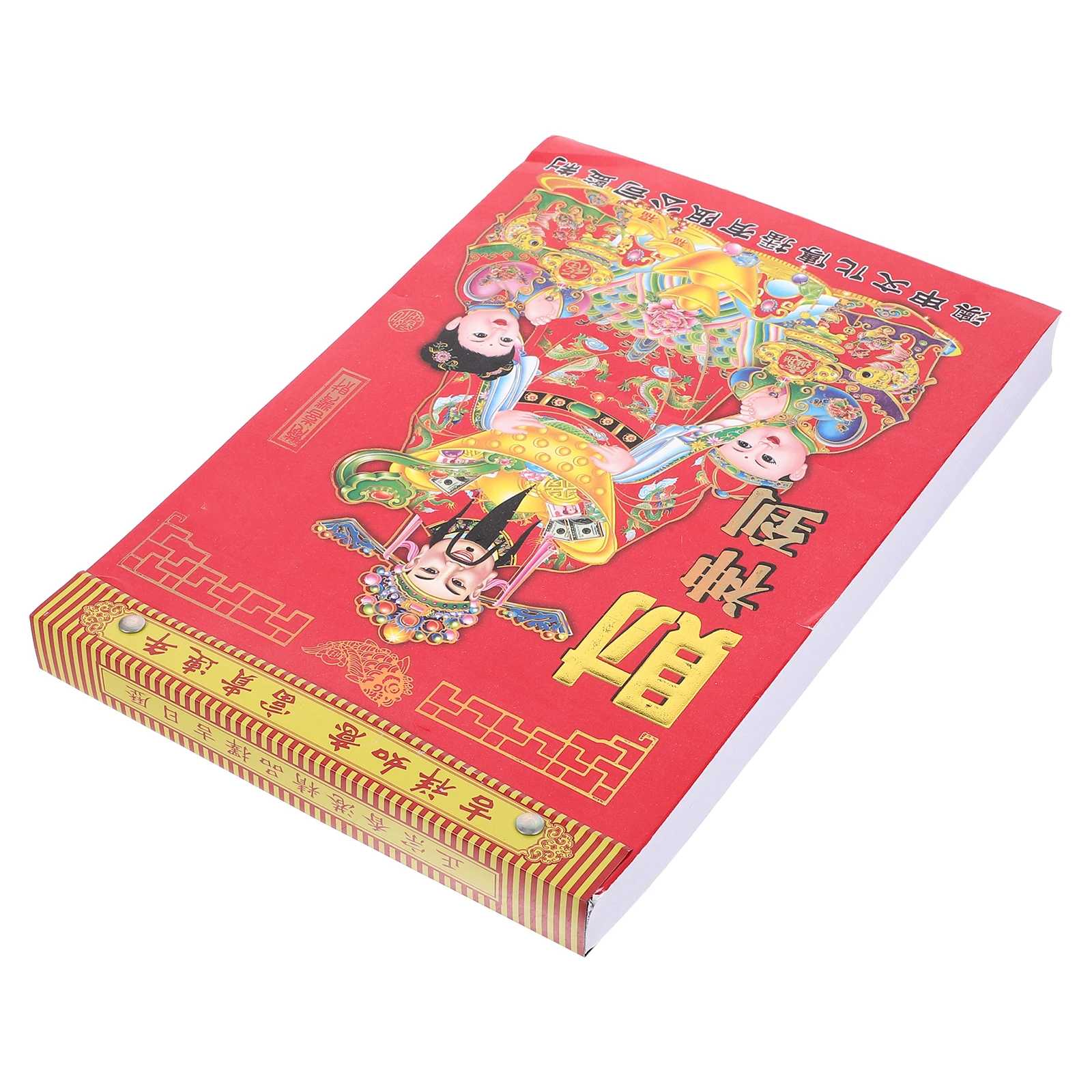 

Year of The Dragon Calendar Chinese for Home Traditional Hanging Wall Old Almanac Gift Calenders Paper Style Lunar Office