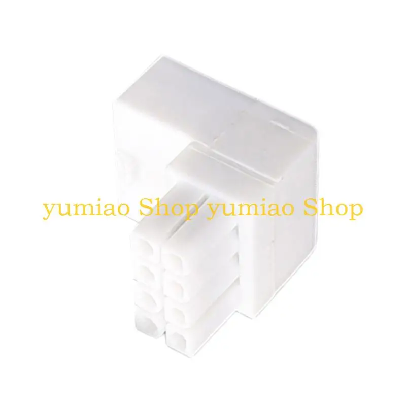 587B 8Pin Female to Male 90 Degree Angled Elbow Turning Connectors Power Adapters