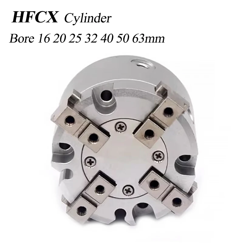 hfcx-16-20-25-32-40-50-63-cilindro-neumatico-de-cuatro-garras-hfcx-accesorio-paralelo-pinza-neumatica-cilindrica-magnetica-hfcx