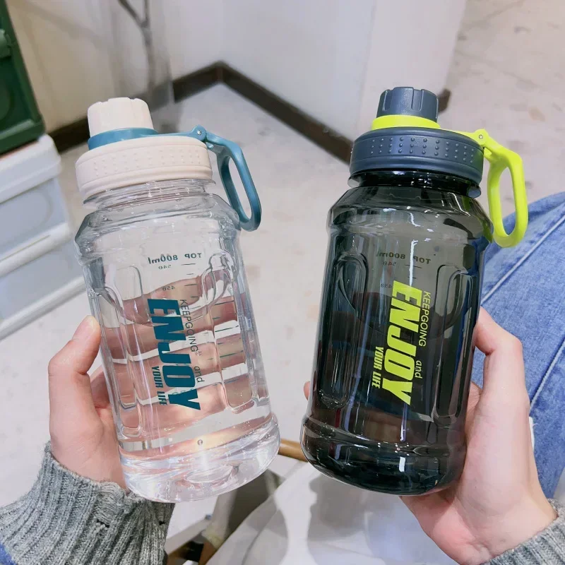 600/800/1000ml BPA FREE Sport Water Bottle Large Capacity Water Kettle Drinkware Waterbottle Cup for Boiling Water