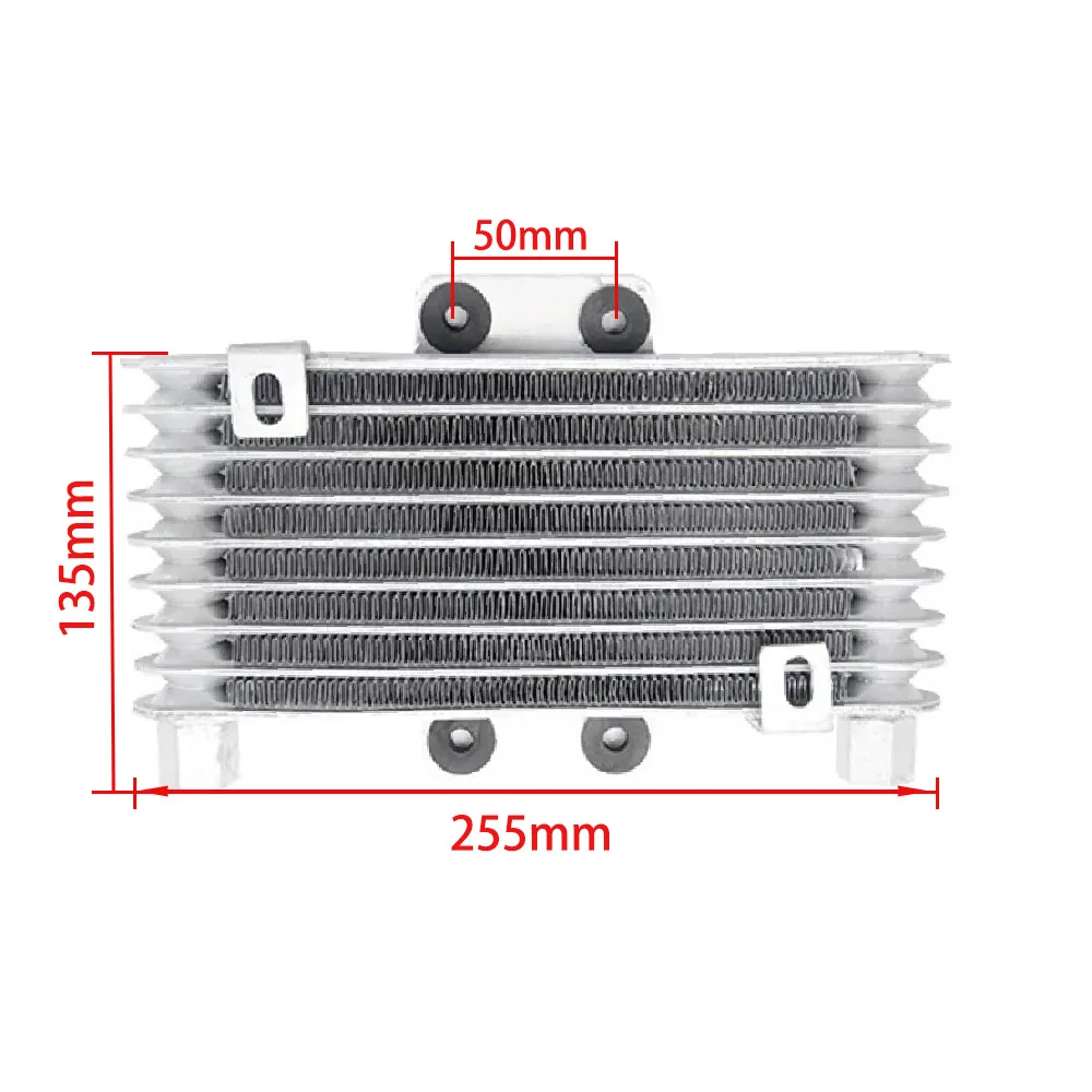 

ATV125CC-250CC Масляный радиатор Модифицированный масляный радиатор мотоцикла с винтами вентилятора Аксессуары