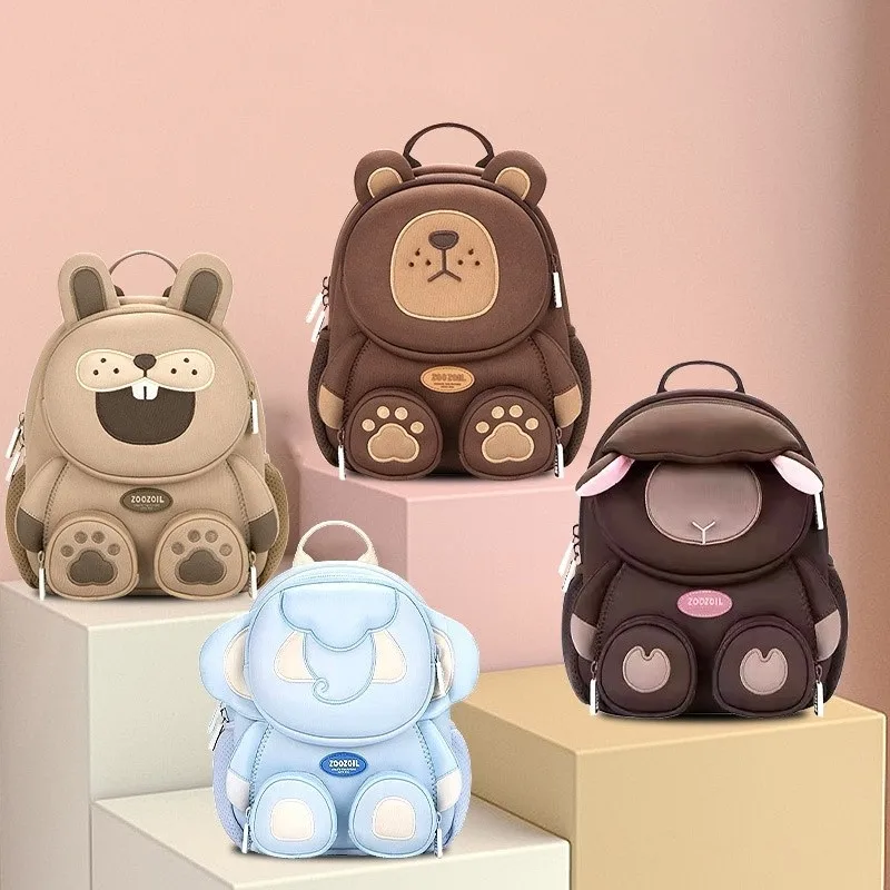 

Children's Outdoor Travel Animal Backpack Boys/Girls' Large Capacity Backpack Kids' Cute Cartoon Multi functional Backpack LJ090