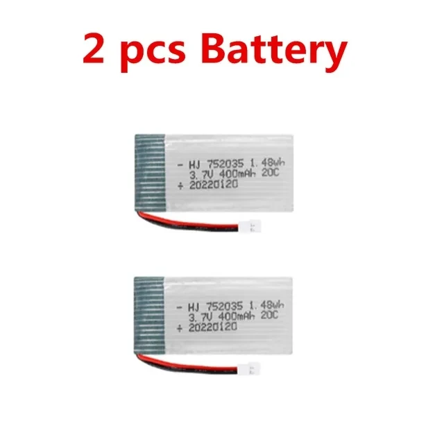 Qf012 pièces hélice/train d'atterrissage/moteur/accessoire de batterie 3.7V 400mAh pour: avion RC Qf012