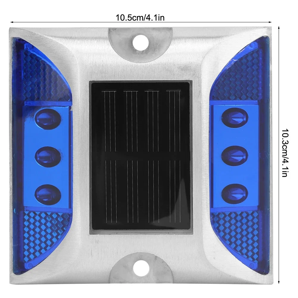 Ground Lights LED Solar Power Ground Marker Lights Waterproof Outdoor Driveway Road Highway Spike Lamp Solar Power Ground Light