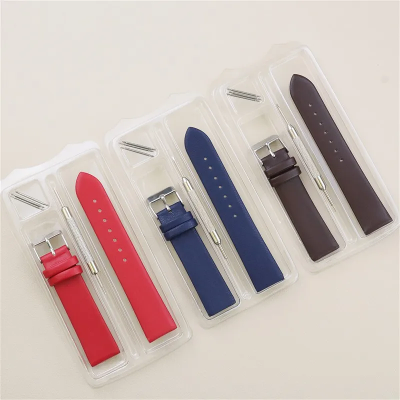 *wearproof* leather watch strap Soft and durable watch band 8mm 10mm 12mm 14mm 16mm 18mm 20mm 22mm 24mm