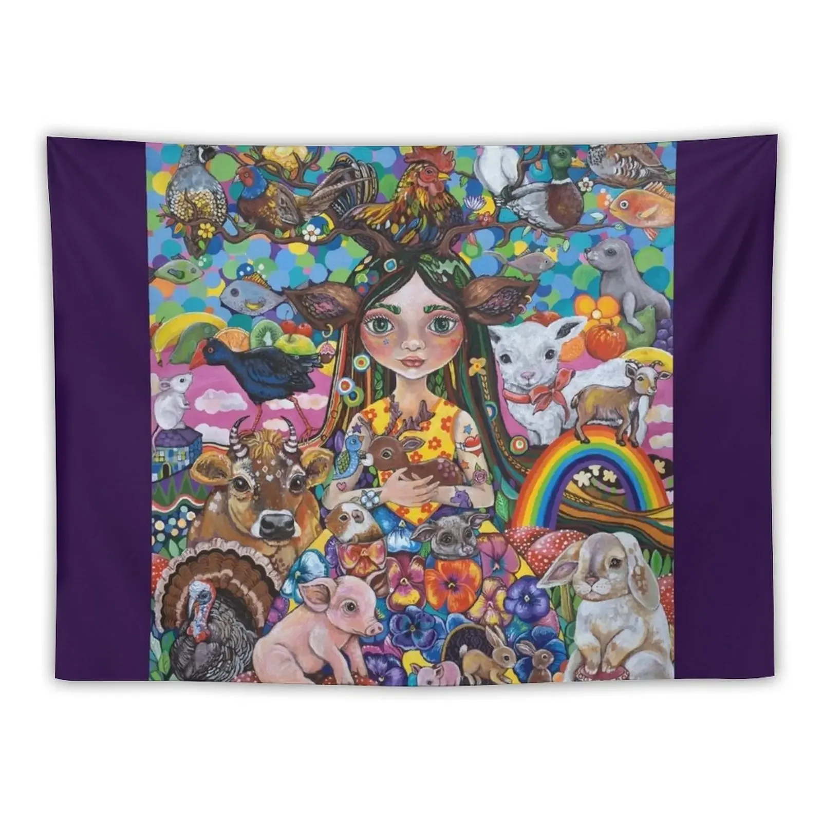 The Protector Tapestry Room Decoration Korean Style Bedroom Decorations Room Decorator Wall Decor Tapestry