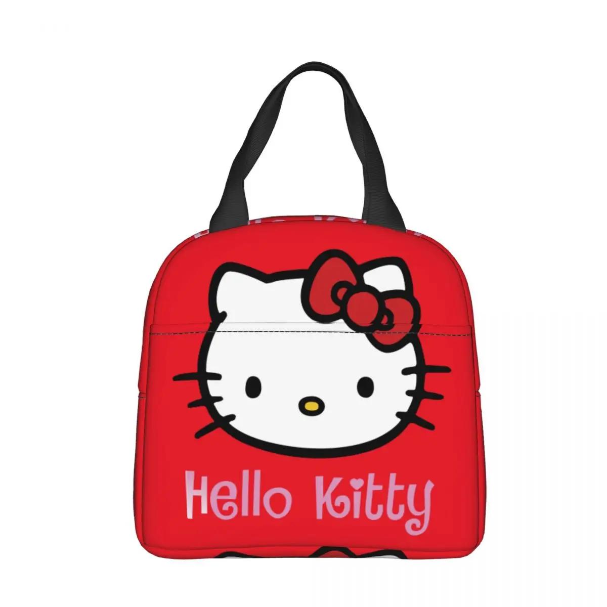 

Изолированный Ланч-бокс Hello Kitty, Портативный Ланч-бокс, сумка-холодильник, сумка-тоут, Ланч-бокс, Пляжная уличная сумка для еды