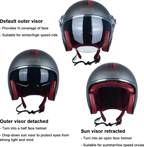 8 best sales Vespa-hjälm - №3