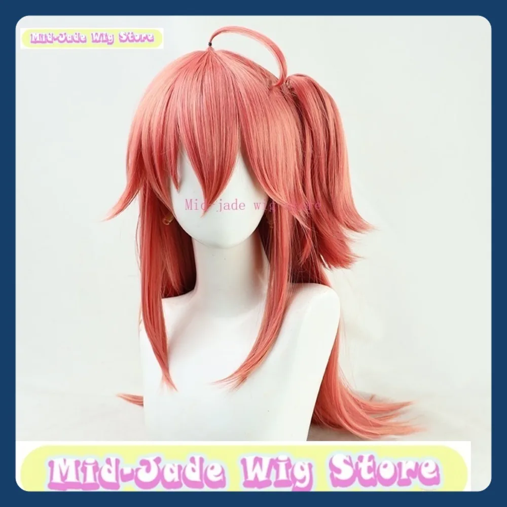 Parrucca Mid-jade Negozio Hololive Sakura Miko Parrucca Cosplay Gioco Anime Gioco di ruolo Parrucca sintetica per feste di Halloween