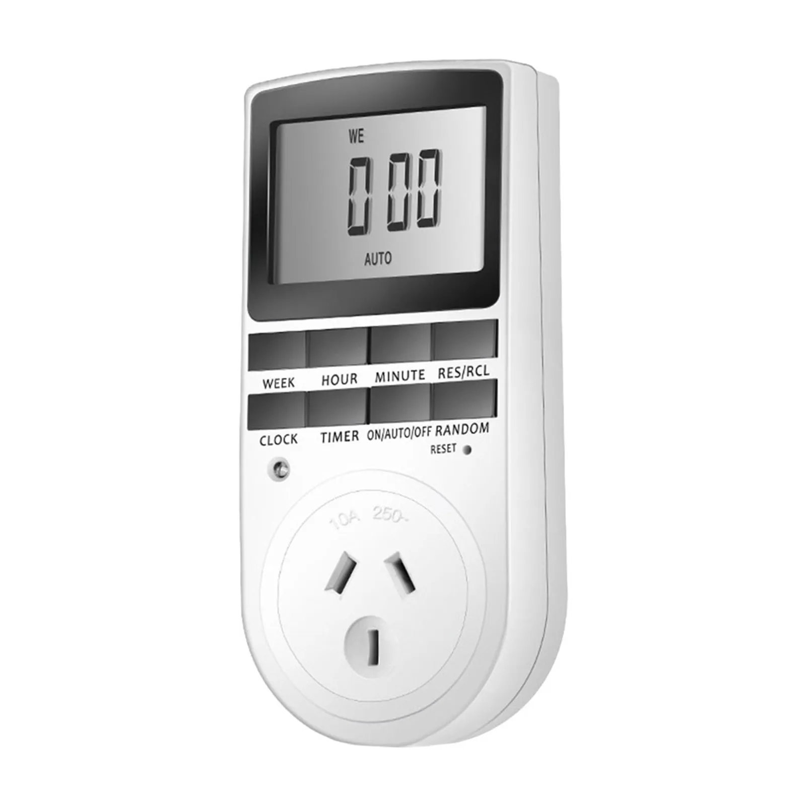 Programmable Digital Timer Outlet Au Plug High Definition LCD Screen Indoor Electronic Timer Socket Off Settings Energy