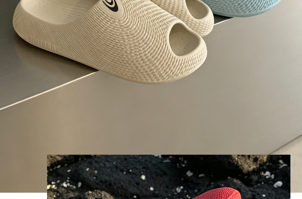 XIXITIAO Zapatillas de plataforma de verano para hombre y mujer, zapatillas de baño interiores de EVA suaves y cómodas, de color sólido, antideslizantes