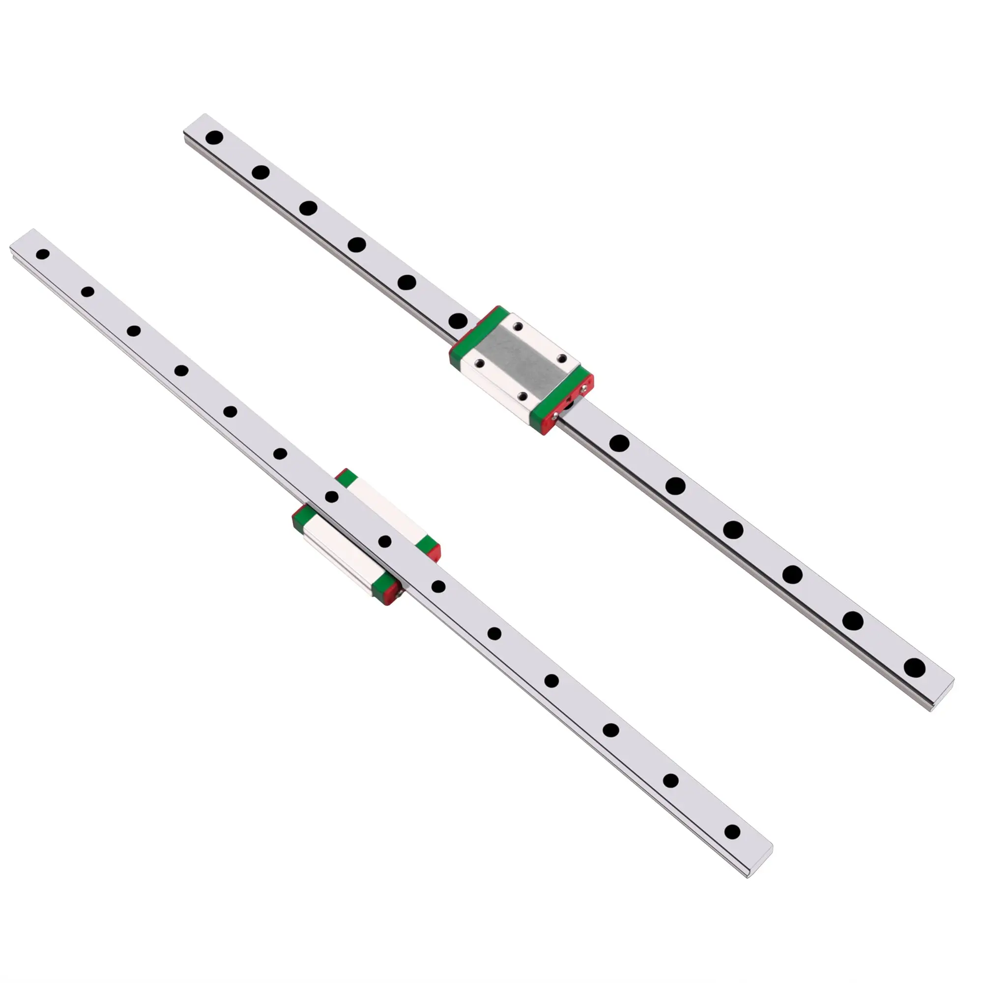 2pcs MGN7 MGN9 MGN12 MGN15 L From100mm to 1000mm Miniature Linear Rail Slide +2pcs MGN Linear Guide MGN Carriage 3D Printer Part