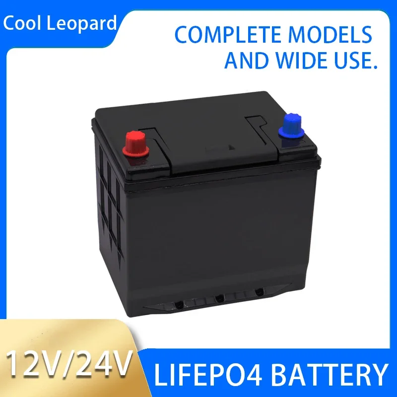 New 12V 120Ah lithium iron phosphate battery portable solar energy storage 24V 60Ah large capacity lithium battery pack.