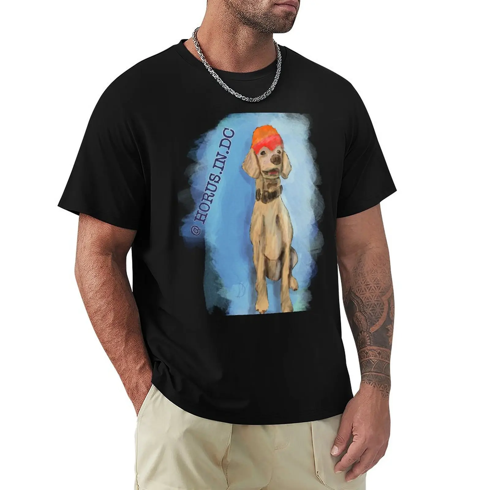 

HORUS.IN.DC - sitting and waiting for treats! T-Shirt sweat mens clothes