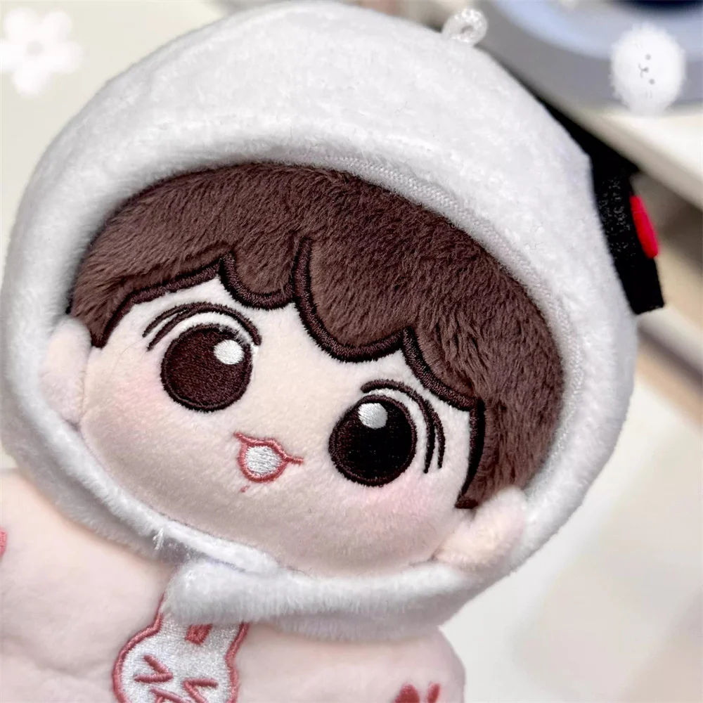 Plushie Kpop Star Jungkook JK Handsome Cool Boy Plush 10cm Doll Toy Body Stuffed Headwear Hat Cosplay Original Gift