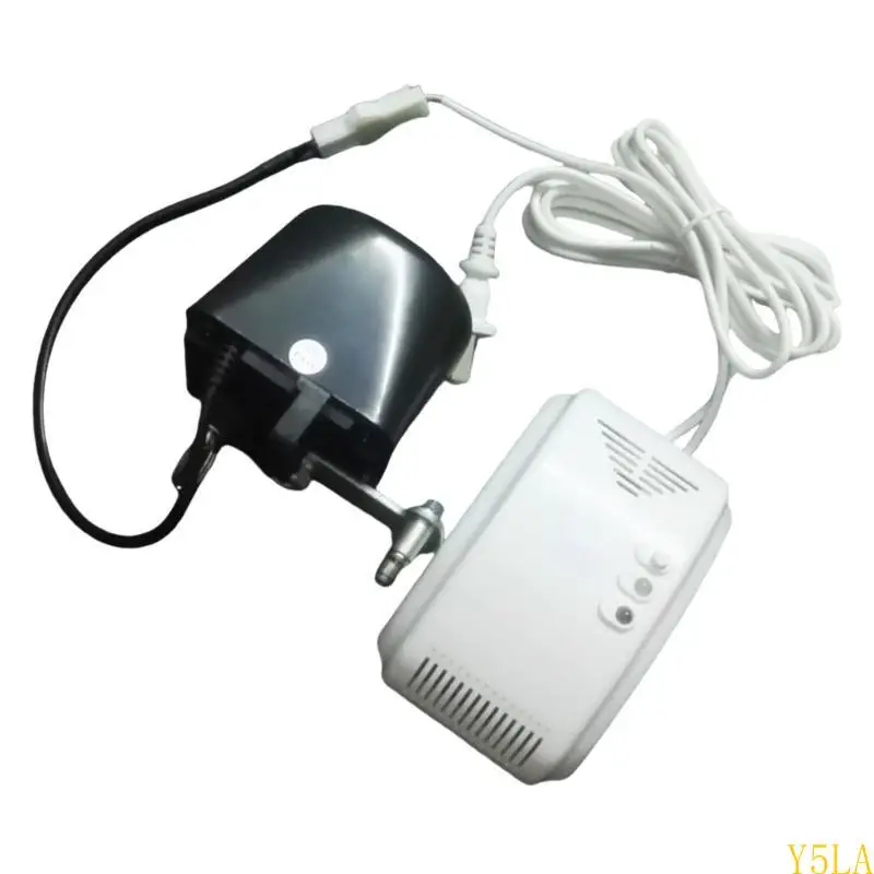 Y5LA MÉNAGE ALARME FEUILLE GAZ METHANE METHANE AVEC MANIPULATEUR AUTOMATIQUE FERME