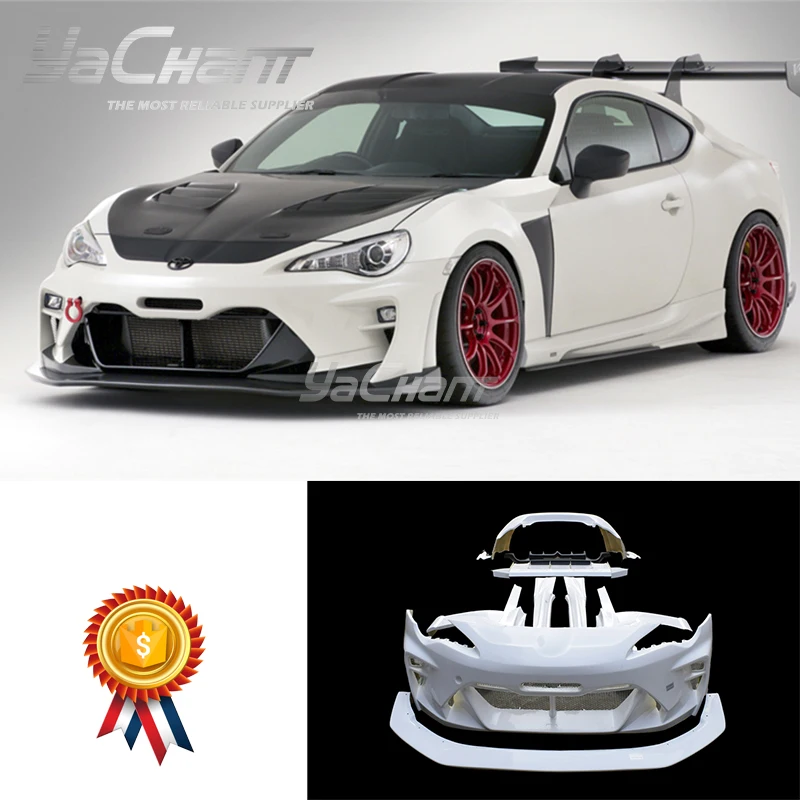 

Car-Styling Fiber Glass VS KU AG II Style Bodykit Fit For 2012-2018 GT86 FT86 ZN6 FR-S BRZ ZC6 Body Kit Bumper Fender Side Skirt