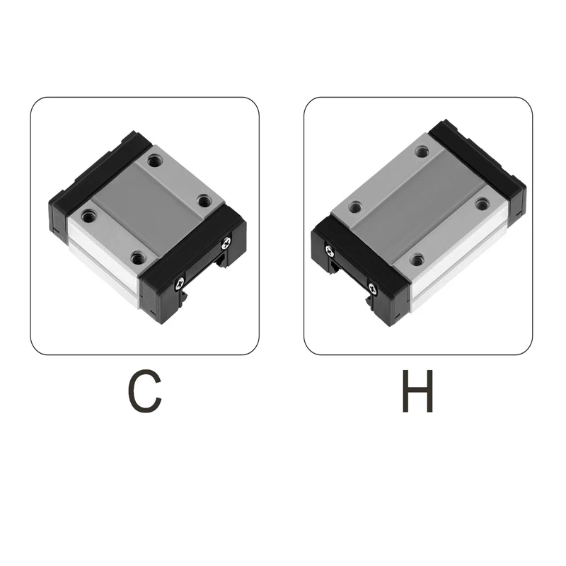 12mm Linear Guide Bearing MGN12 100 150 200 250 300 350 400 450 500 550 Miniature Linear Rail+MGN12H or MGN12C Block 3D Printer