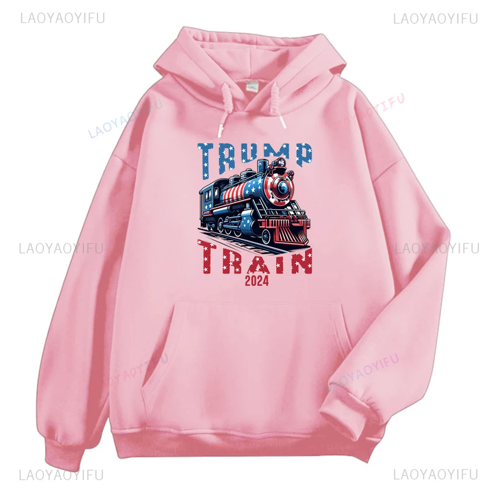 Funny Daddys Home Hoodies 2024 Trump Shirt I\'ll Be Home for Christmas Comfort Pullovers Unisex Loose Winter Hoodie streetwear