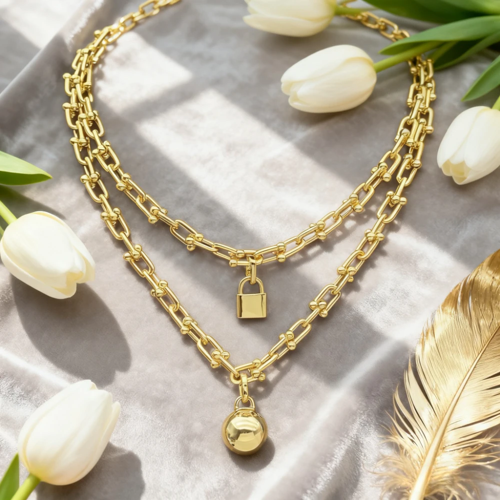 

Premium Jewelry, Classic Fashion - forward Double - layer Necklace with a Personal Touch