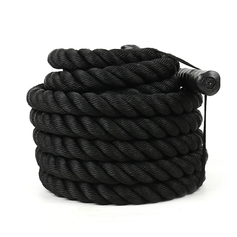 

Professional Heavy Black Gym Battling Rope Outdoor Exercise Fighting Rope for Training for Outdoor Activities