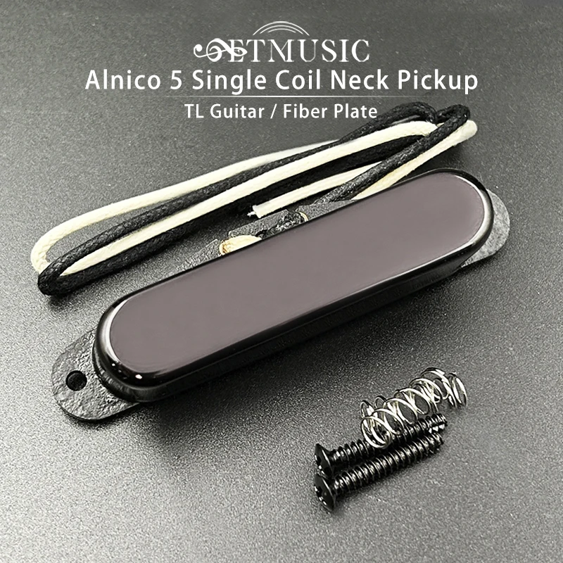 

Alnico V Vintage TL Sealed Single Core Neck Pickup Alnico 5 Magnet Fiber Plate Bobbin Rod Chrome/Gold/Black