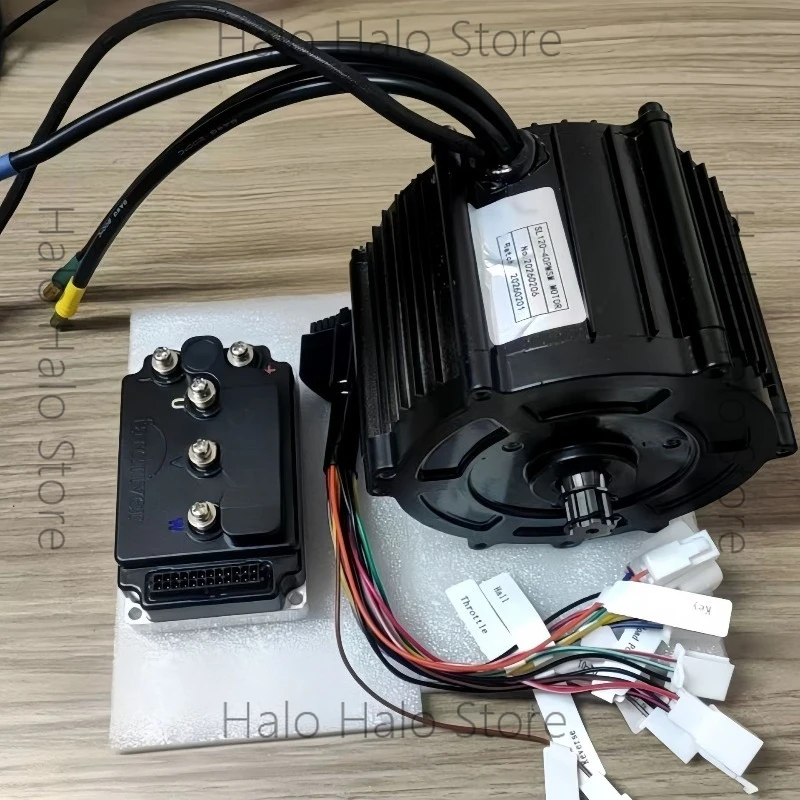 

Synchronous permanent magnet motor XT150 fast socket spline shaft with temperature sensor plus mini controller