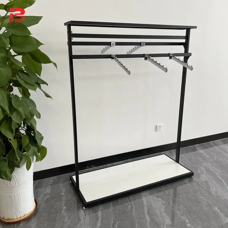 Heavy Duty Metal Coat Rack Stand with Large Storage Space for Jackets Clothes Hanger Shelf Organizer for Bedroom Entryway