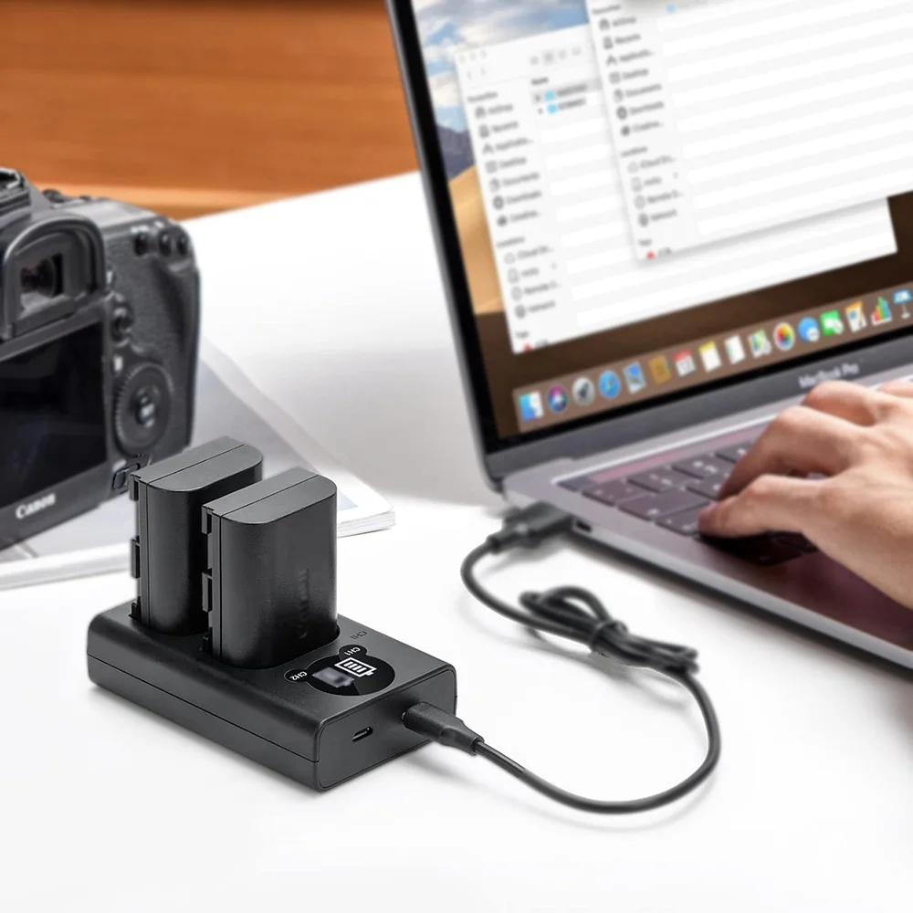 LP-E6 LP-E6N Аккумулятор/Зарядное устройство для Canon EOS 5D Mark II III IV,5DS,5DS R,6D Mark II,7D,7D Mark II,60D,60Da,70D,80D,90D, R,R5,R7