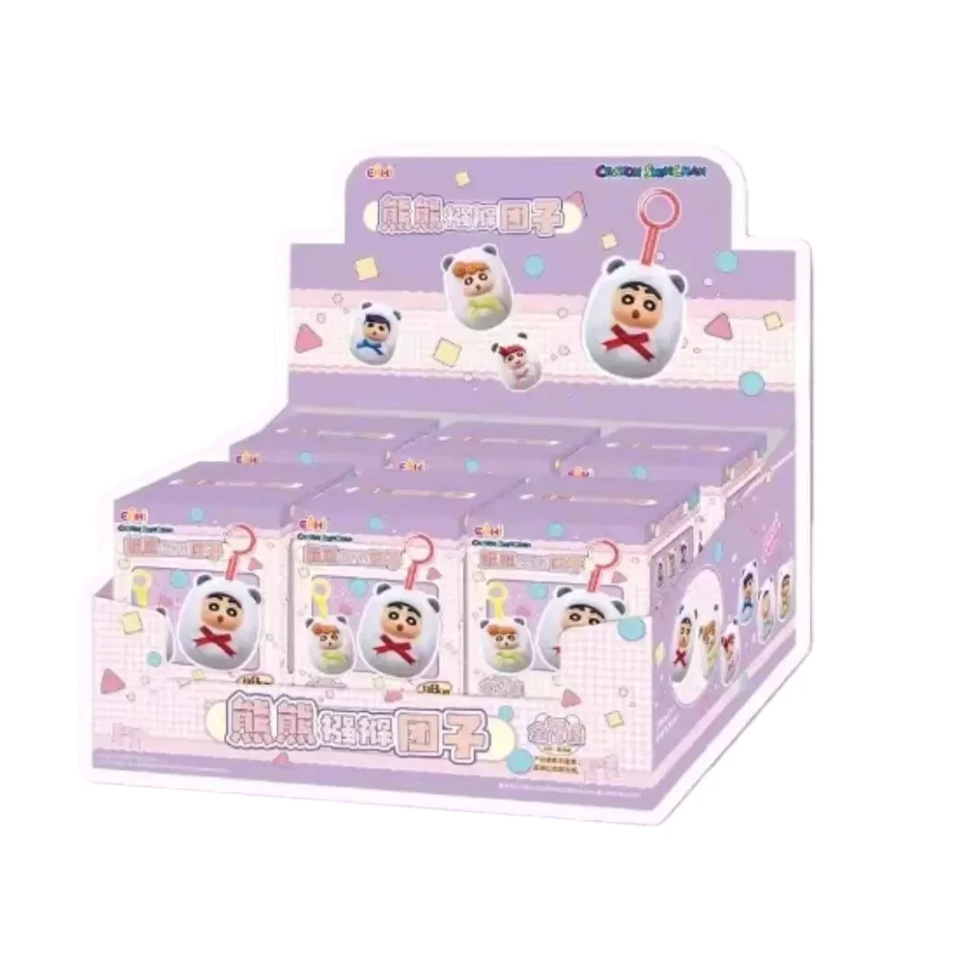 

EAKI Genuine Crayon Shin Chan Bear Swaddle Plush Blind Box Cute Trendy Toy Doll Birthday Gift Blind Box Pendant
